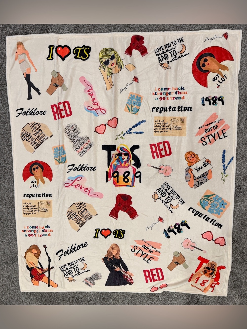Taylor Swift Blanket 49 x 58